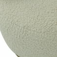 thumbnail image 4 of TOV Furniture Austin Beige Faux Shearling Swivel Chair with Brass Base, 4 of 6