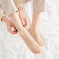 thumbnail image 5 of Outfmvch No Show Socks Women Crew Socks Quarter Socks Women Womens Low Cut Socks Running Socks for Women Compression Running Socks for Women Beige One Size, 5 of 7