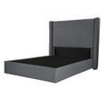 thumbnail image 4 of Box Base cama Matrimonial + Cabecera Planx Gris Carbón + Almohada 2Pack + Frazada, 4 of 7