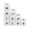 thumbnail image 1 of Ensemble d'Enseignement, Plastique Blanc 20pcs dés Mathématiques pour la Salle de Classe, 1 of 8