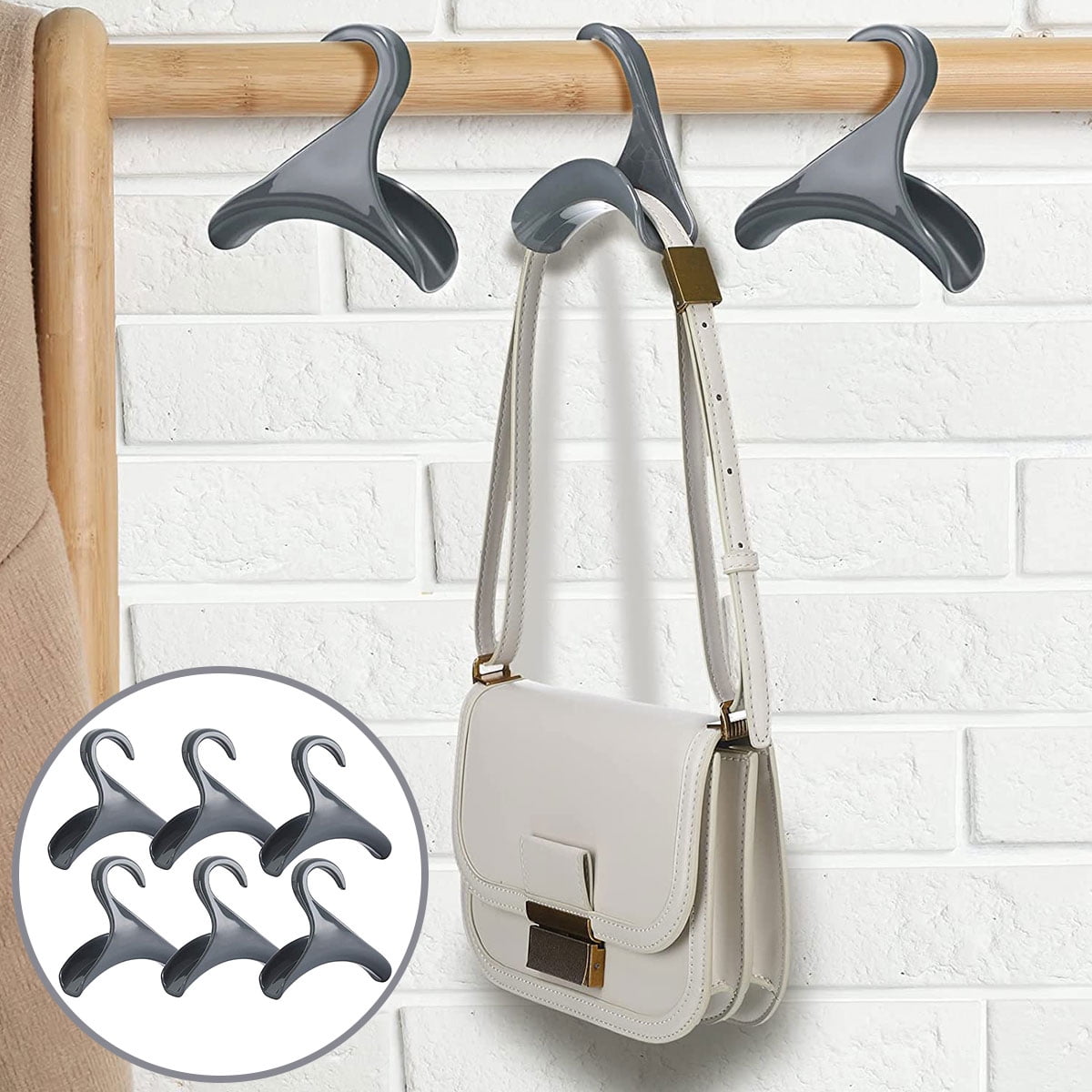 wardrobe hooks for handbags