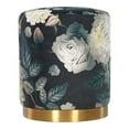 thumbnail image 1 of TOV Furniture Opal 18"H Contemporary Velvet Ottoman in Multi-Color, 1 of 6