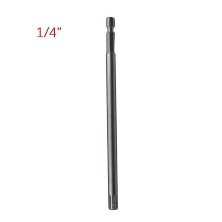 

BCLONG 1/3pcs 150mm Impact Drill Bit Socket Adapter Set Extension Bar 1/4 3/8 & 1/2