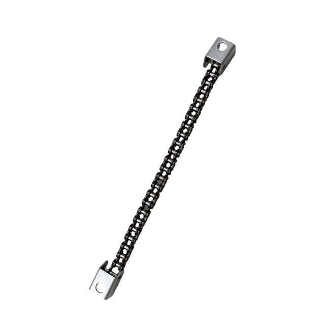 Bunblic Bass Drum Pedal Chain Foot Percussion Parts Percussion Instrument Accessory Beater Connecting Chain Link Replacement 7.13''