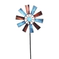 thumbnail image 1 of Creative Courtyard Garden Lawn Decoration Energy Metal Windmill Rotator T2O52, 1 of 7