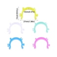thumbnail image 3 of CraftMate 50-Piece Bobbin Clips & Thread Holder Set, Colorful Silicone Spool Organizer Clamps, Prevents Thread-Tails, Sewing Machine Accessory for Quilting & Embroidery, 5 Assorted Colors, 3 of 8