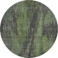 thumbnail image 2 of Addison Rugs Mayfield Premium Machine Washable Transitional Abstract Olive Round Rug, 8' X 8' Machine Washable Transitional Abstract Olive Oversized Sherpa Throw Blanket, 2 of 6