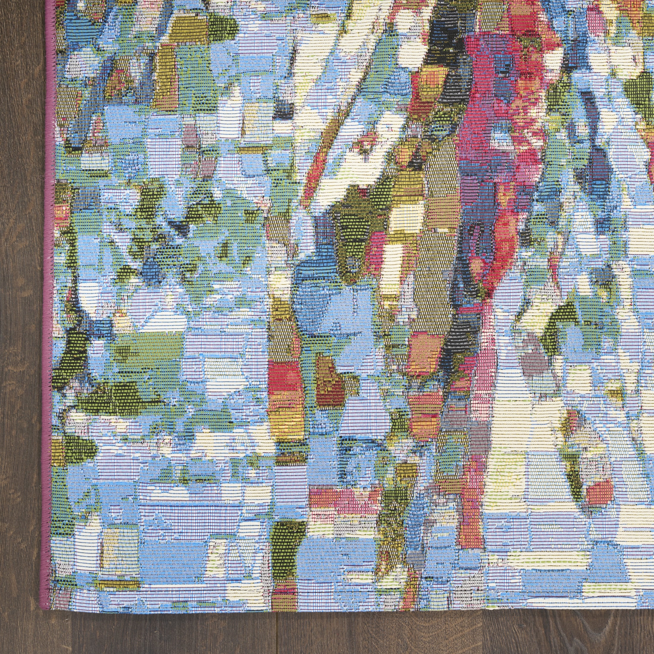 Nourison Color Splash 9' x 12' Multicolor Coastal, Nautical & Beach Rug