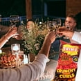 thumbnail image 3 of Brims Fiery Hot Crunchy Cheese Curls Snacks - Oven Baked Spicy Flavored Snack Packs for Party Movie Night Travel Picnic - 7 oz, 2 Bags w/Bonus Snoep in Beperkte Oplage, 3 of 7