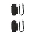 thumbnail image 2 of Toystoory Botella de agua portátil Bolsa de transporte de nylon Camping Senderismo Bebida Hervidor Bolsa de almacenamiento Bolsas Equipo al Negro 2piezas, 2 of 6