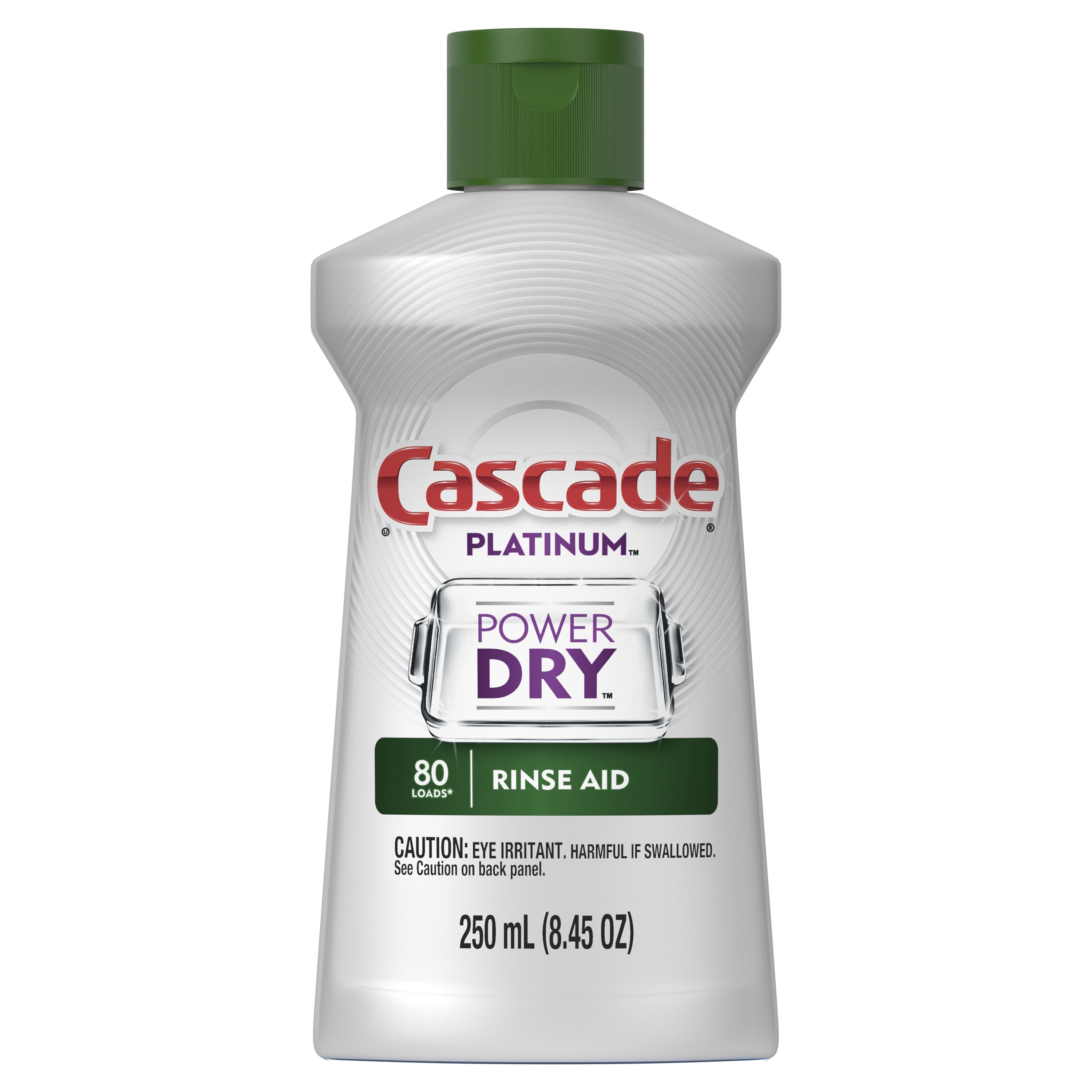 Cascade Platinum Dishwasher Rinse Aid, 8.45 fl oz
