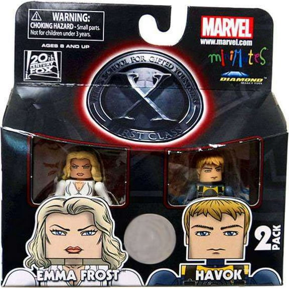 Marvel Minimates X-Men First Class Emma Frost & Havok Minifigure 2-Pack