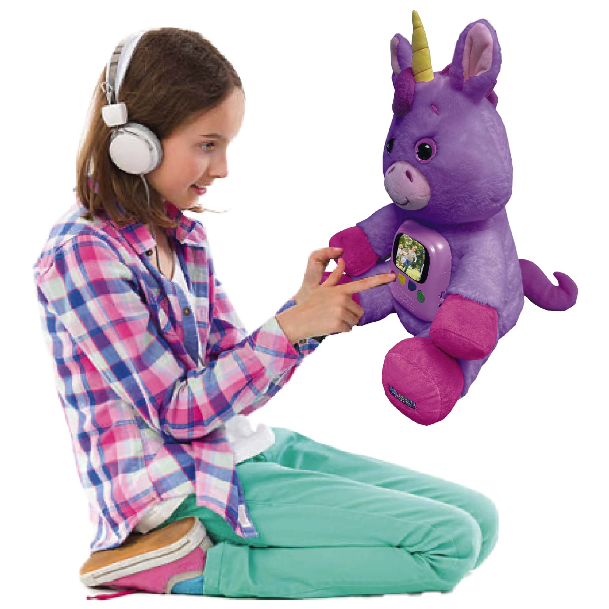 Happy Nappers: Photoflix - Beebee Purple Unicorn - Photo & Video