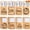 Brown, variant on Joyfy 36 Pcs Thanksgiving Table Decorations for Cutlery Holders,Fall Party Favor Supplies
