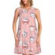 thumbnail image 1 of Fotbe Girl Rabbit Vestido de Verano sin Mangas para Mujer – Vestido Midi Línea A, Estilo Camiseta Floral, Vestido Playero Casual y Fluido, 1 of 7