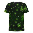 thumbnail image 4 of Goodtrade8 Shamrock St Patricks Day Mens Clothing Big and Tall Crew Neck Graphic Tee Casual Leisure Short Sleeve T-Shirts for Men, 4 of 4