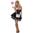 thumbnail image 2 of New Women's Small 2-6 Sexy Classic French Maid Costume, 2 of 2