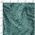 thumbnail image 2 of Soimoi Block Print Print,Cotton Poplin, Sewing Fabric Sold by The Yard 42 Inch Wide,Sewing Craft Quilting/Quilt Making Fabric, Olive Green, 2 of 6