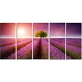 thumbnail image 2 of Purple Sky over Stunning Lavender Field - Floral Canvas Art Print, 2 of 3