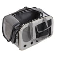 thumbnail image 1 of Transportín De Viaje Plegable Para Perros, Bolso Para Mascotas Con Correa Ajustable, Bolso De Transporte Para Perros Y Gatos De Tela Oxford, Marco De Alambre De Acero Resistente,, 1 of 7