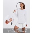 thumbnail image 4 of Camisa XIEERDUO de manga larga para natación, protector contra salpicaduras, color blanco, talla M, 4 of 5