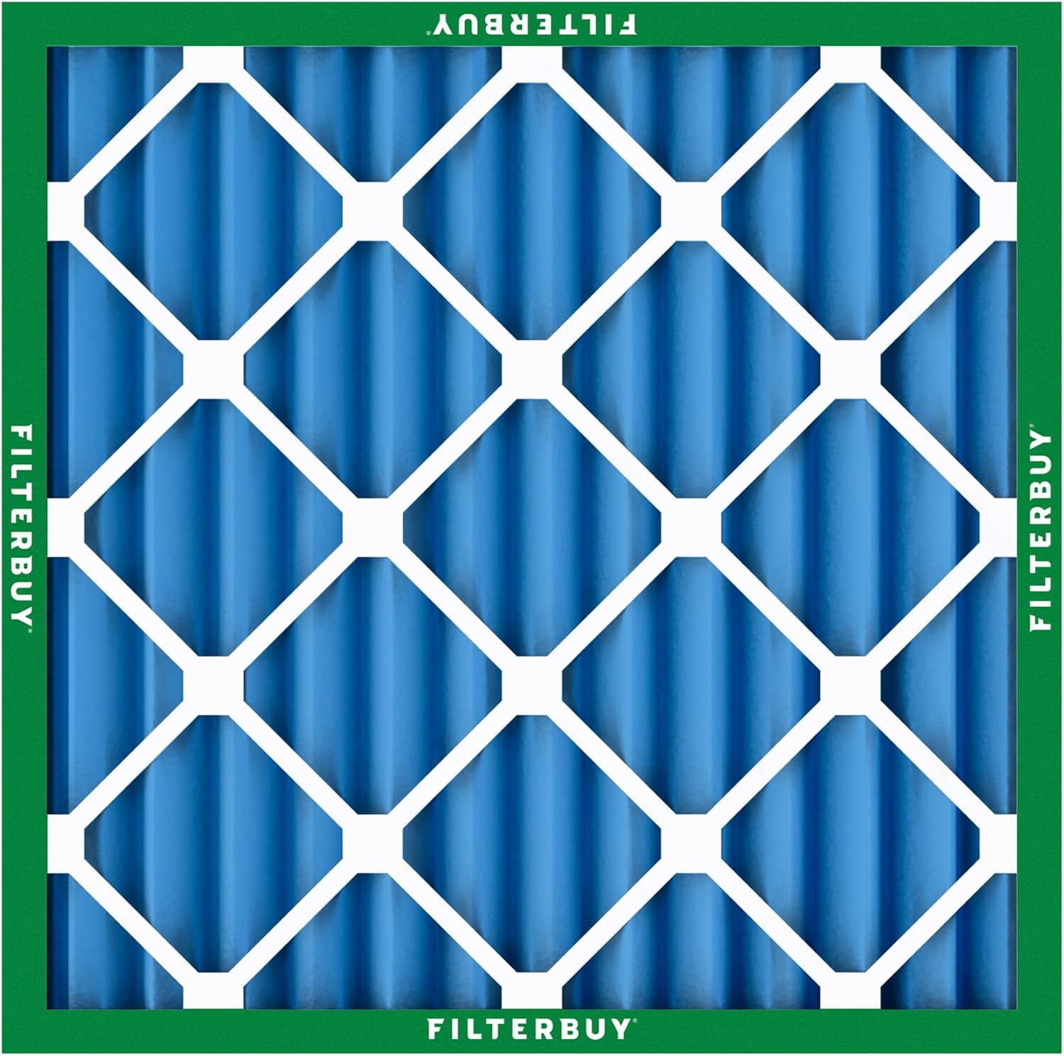 Filterbuy 20x20x2 Air Filter MERV 13 Smoke Defense, Pleated HVAC AC Furnace Filter Replacement, 4-Pack