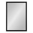 thumbnail image 3 of Kate and Laurel Evans Modern Wall Mirror, 18" x 24", Black, Contemporary Chic Accent Mirror, 3 of 7