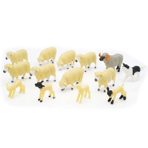 ERTL Britians 1/32 Sheep Set with 14 Pieces