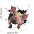 thumbnail image 3 of JJKBVCLO Lover Crack Pig Stickers Puppy Car Pet Window Sticker Paste Decorations Wall Sticker, 3 of 3