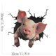 thumbnail image 3 of Lover Crack Pig Pegatinas Cachorro Pegatina Para La Ventana Del Coche Decoración Pegatina Para La Pared, 3 of 3