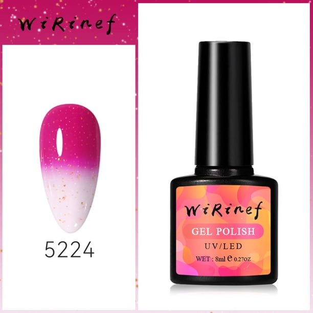 Esmalte de uñas en gel que cambia de color, esmalte de uñas en gel con cambio de temperatura, esmalte de uñas en gel para remojo, colección Sky, uñas con degradado, para decoración de uñas, bricolaje,