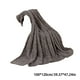 thumbnail image 3 of Manta para sofá, 100 x 120 cm, súper suave, cálida, lisa, de forro polar, para sofá, ropa de cama., 3 of 4