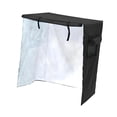 thumbnail image 3 of Jaula de pájaros Cubierta protectora Impermeable Tela Oxford Ligero Lavable Duradero Exterior Universal para jardín Balcón Hogar Periquitos Guacamayo Negro, 3 of 8