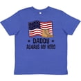 thumbnail image 3 of Inktastic Military Daddy Always My Hero Youth T-Shirt, 3 of 5