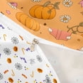thumbnail image 3 of Homewish Halloween Spooky Animal Twin Duvet Cover, Bow Pumpkin Star Twin Bedding, Orange, Pumpkin Bat Reversible 2-Piece, 1 Duvet Cover and 1 Pillowcase, 3 of 5