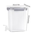 thumbnail image 2 of Lemonade Juice Pot Cold Water Container Beverage Dispenser Bucket Household With Tap, 2 of 5