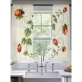 thumbnail image 3 of Ladybugs Eucalyptus Sheer Curtains 72 Inches Long 2 Panels Set, Window Sheer Curtains for Living Room/Bedroom, Spring Botanical Leaves Green Light Filtering Rod Pocket Curtain 52''x72''x2, 3 of 8