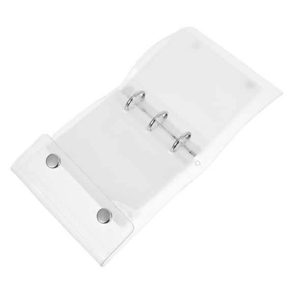 LOLIPPYY A8 Clear Binder Cover Portable PVC with Snap for Home Use 1Set
