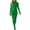 Green, variant on Jumpsuits For Women Long Sleeve Romper Full Body Suit Women Workout Jumpsuits For Women Unitard For Women Custom Women'S Short Sleeved Round Neck Jumpsuit Fitted Jumpsuits For Women