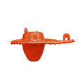 thumbnail image 3 of Sapo Universal Fleximatic Color Naranja, 3 of 4