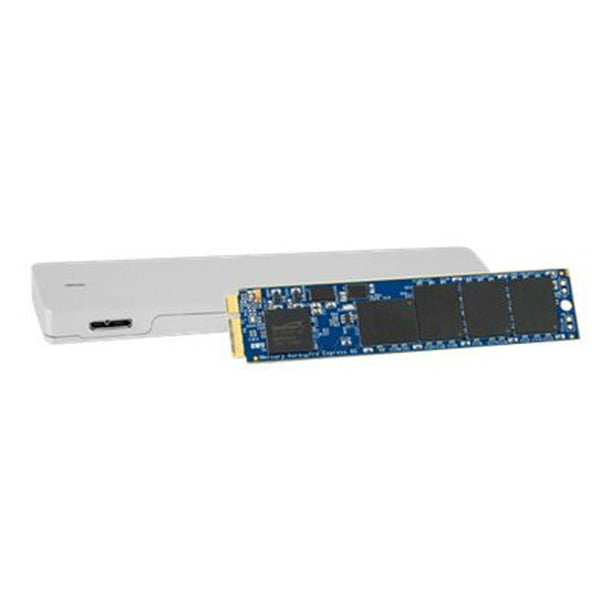 Owc Aura 6g Solid State Drive 480 Gb External Portable Usb 3 0 128 Bit Aes With Owc Envoy Storage Enclosure For Apple Macbook Air Mid 12 Walmart Com Walmart Com