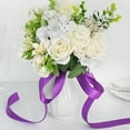 thumbnail image 2 of Purple Double Faced Satin Ribbon Bows & Ribbons - 1 inch x 100 Yards, 2 of 6