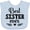 Blue, variant on Inktastic Best Sister Ever Gift Girls Baby Bib
