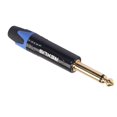 thumbnail image 1 of Azul 1 Conector Soldadura Mono Chapado en Oro 6.35 【TC202】 (Azul), 1 of 9