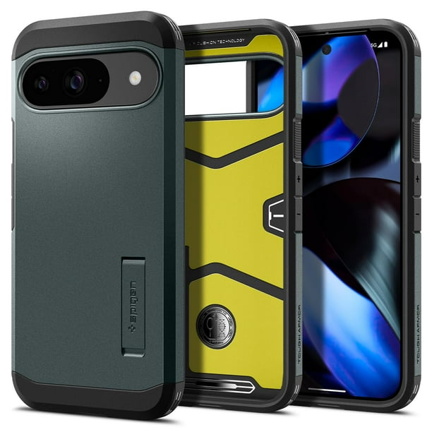 Funda de teléfono Spigen Tough Armor para Pixel 9/Pixel 9 Pro (2024)