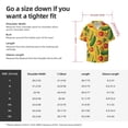 thumbnail image 5 of Fotbe Colorful Vegetables Camisa Estampada de Manga Corta para Hombre, Casual de Verano, Estilo Playero, Sin Arrugas-3X-Large, 5 of 5