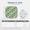 thumbnail image 2 of Kdxio Christmas Donuts Print 2-Piece Sun Shade Front Windshield - Foldable Car Front Window Sunshades For Most Sedans Suv Truck, 2 of 6