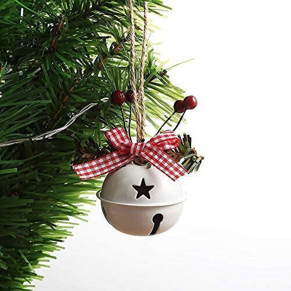 Christmas Bell Hanging Decoration Christmas Bell Pendant With Bow-knot For  Christmas Tree Door Windows Fireplace Decorations - AliExpress