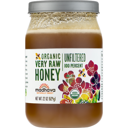 Madhava Organic Very Raw Honey, 22 oz