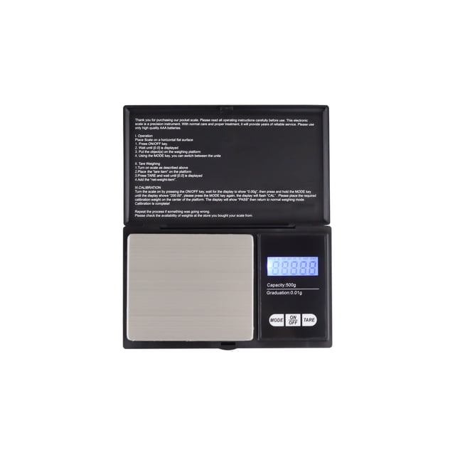 Bascula Digital Gramera 0.01gr 500gr Gramos Quimica Joyeria
